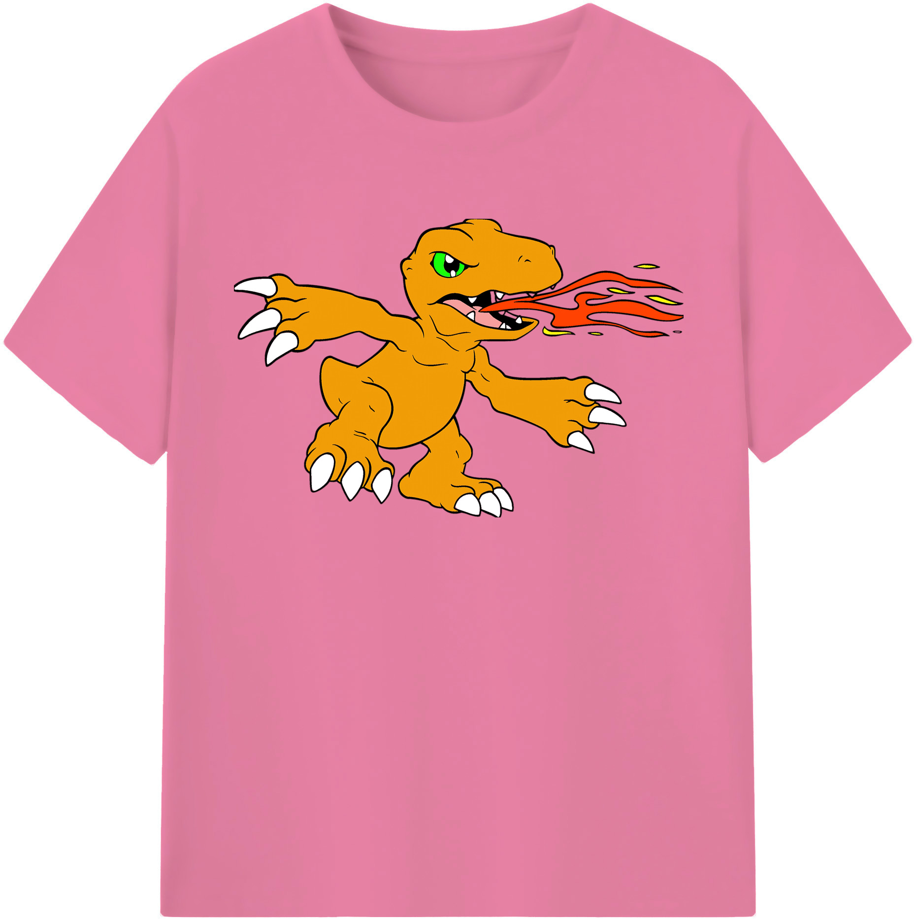 （画像用） Digimon デジタルモンスター/デジモン 綿100％半袖Tシャツ（フロントプリント）